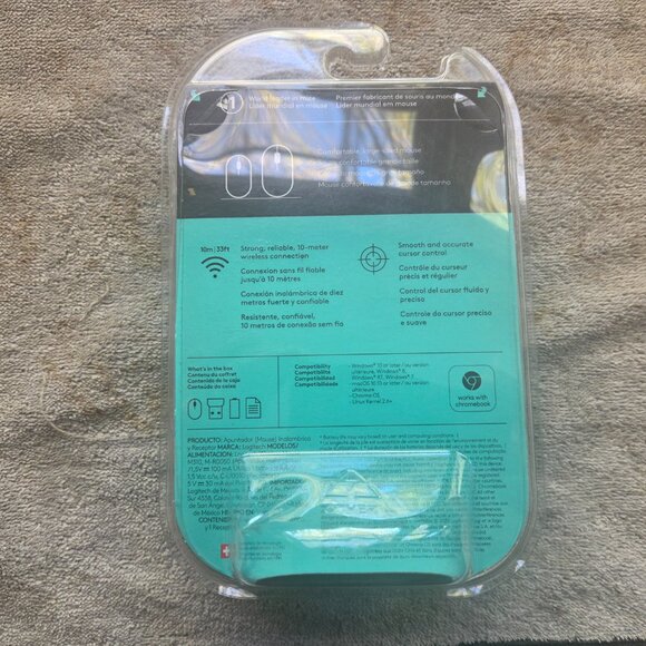 Logitech m310 wireless mouse silver - Picture 2 of 4